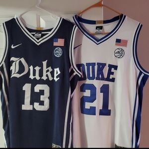 Duke basketball jerseys size large